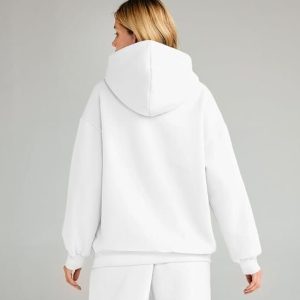 Sudadera blanca básica