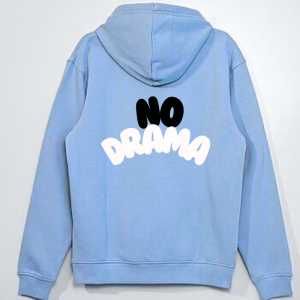 Sudadera celeste No drama